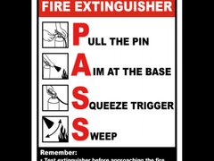 Operating Your Fire Extinguisher Sign