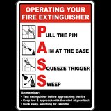 Operating Your Fire Extinguisher Sign